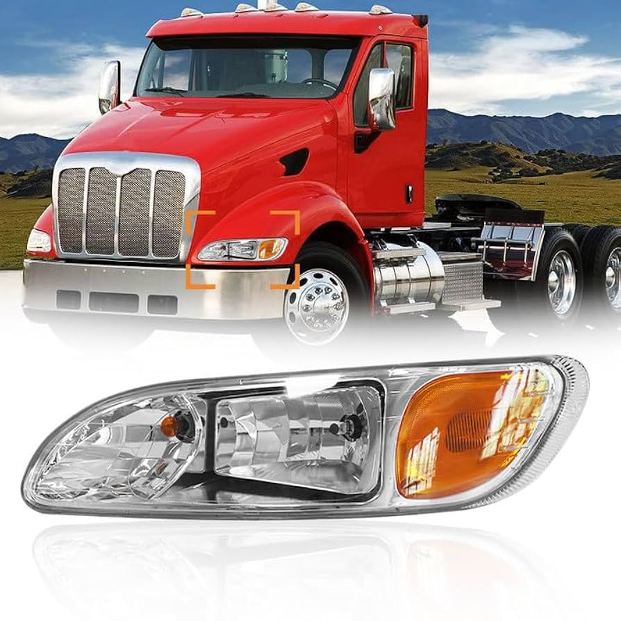 Amazon.com: Headlights for Peterbilt 387 325 330 335 337 340
